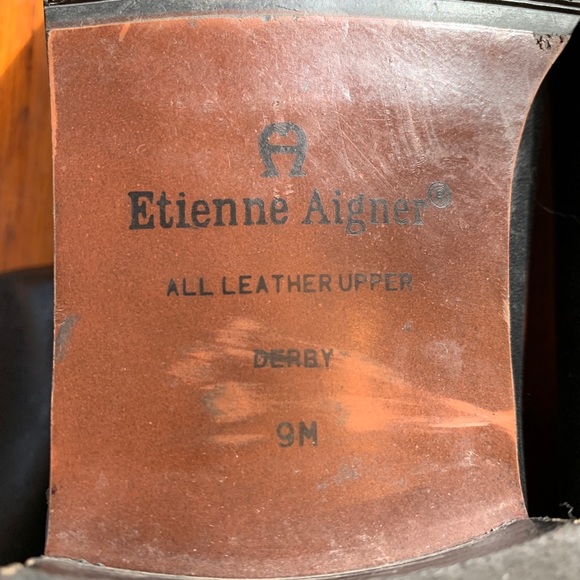 Etienne Aigner Women’s Black Leather Riding Boots - Picture 7 of 9